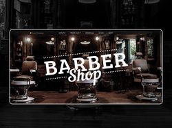 Landing Page. Barbershop
