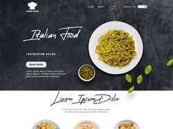 Адаптивная верстка Landing Page - Italian food