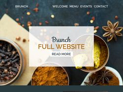 Адаптивная верстка landingPage Indian food