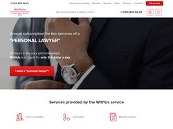 Адаптивная верстка сайта WithUs