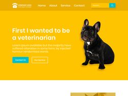 Адаптивная верстка landingPage Veterinary clinic