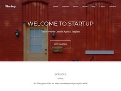 Адаптивная верстка сайта StartUp​