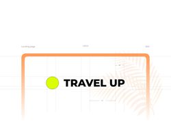 Landing page for travel agency