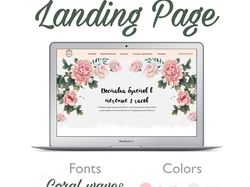 Landing page для цветочного бара