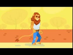 Анимация льва