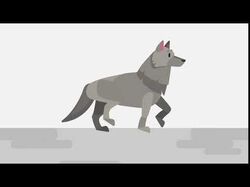 Анимация пса