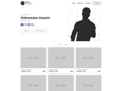 Адаптивная верстка сайта для вашего Портфолио