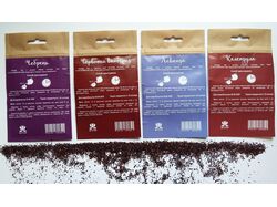 Tea packaging label series