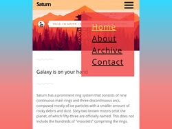 Адаптивный сайт Saturn