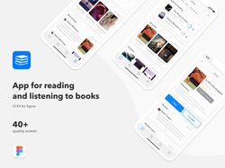 Дизайн приложения (Чтение книг)