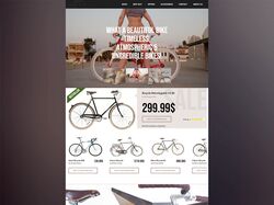 Адаптивная верстка Landing Page - Bike