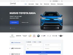 Дизайн сайта по продаже авто