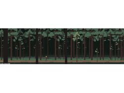 Pixel art Спрайты, Бэкграунды собранные в сцену