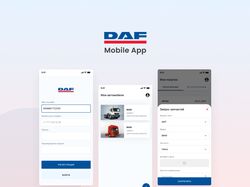 Mobile App for DAF CENTER (Material Design)