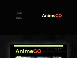 Концепт сайта для AnimeGo