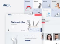Дизайн главной страницы стоматологической клиники