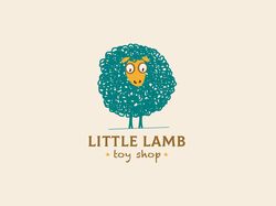 "Little lamb" - логотип для магазина игрушек