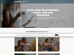 Верстка и натяжка LifeHelp