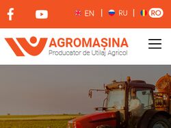 Сайт агротехники для Румынии + адаптив для мобилок