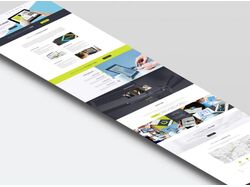 Milinextheme landing page
