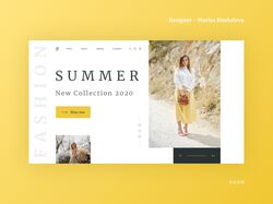Landing page Fashion