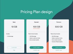 Pricing Plan design