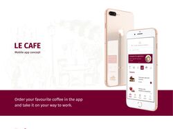 Дизайн экранов мобильного приложения Le Cafe