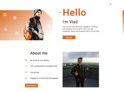 Vlad - Portfolio Website