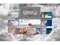 Превью, обложка и аватарка для Ютуб-канала по йоге