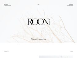 E-commerce online cosmetic store ROONi