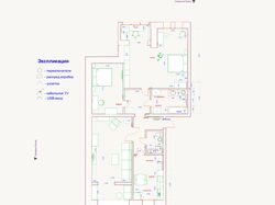 планировочное решение 3-х комнатной квартиры