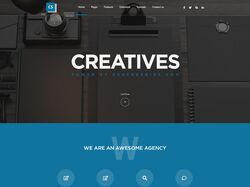 Верстка сайта 'Creatives'