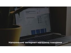 Наполнение интернет-магазина товаром, сайта контен