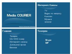 Дизайн интерфейса для Media Courier