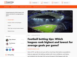 Betting website Inner page