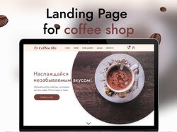 Landing Page for Coffee sho