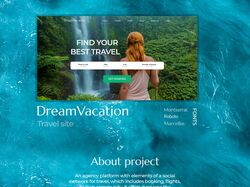 Дизайн сайта для путешествий