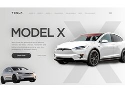 Дизайн-концепт Tesla Model X