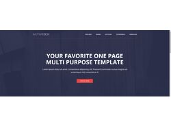 Верстка лендинга ActiveBox