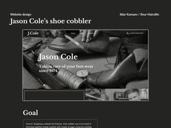веб-сайт для сапожника Jason Cole