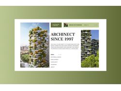 Architecture. Home page design concept