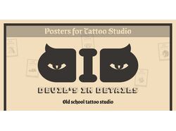 Posters for Old School Tattoo Studio