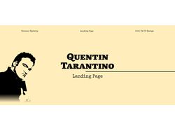 Landing Page for Quentin Tarantino