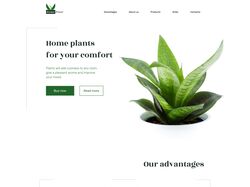 HomePlants Landing Page