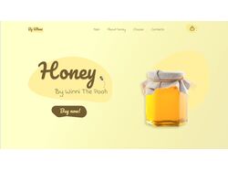 Лендинг для сайта по продаже мёда