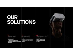 Дизайн презентации для VR магазина