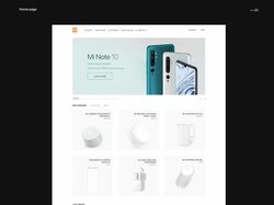 Xiaomi - концепция редизайна сайта