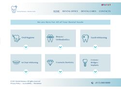 UI/UX Dental web design