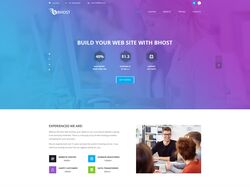 Landing page for Bhosting
