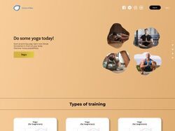 Landing Page - Yoga сайта